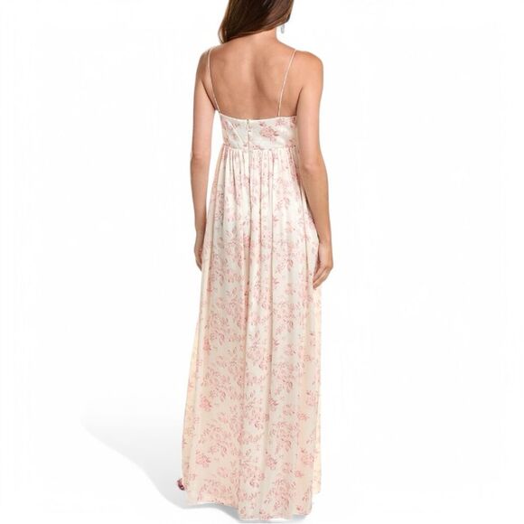Sachin & Babi Jessica Maxi‎ Dress Size 10 Floral Rose Watercolor - Picture 2 of 8